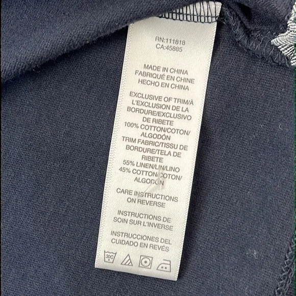 MICHAEL MICHAEL KORS NAVY BLUE POLO TRIMMED TWO POCKETS SIZE XXL - Picture 8 of 10